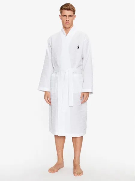 Банный халат Polo Ralph Lauren, белый