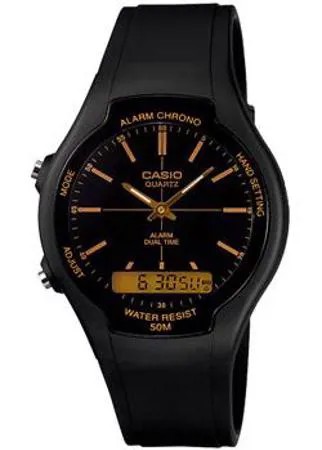 Японские наручные  мужские часы Casio AW-90H-9E. Коллекция Ana-Digi