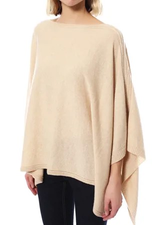 Пончо женское Mir cashmere CWI17-003 бежевое S