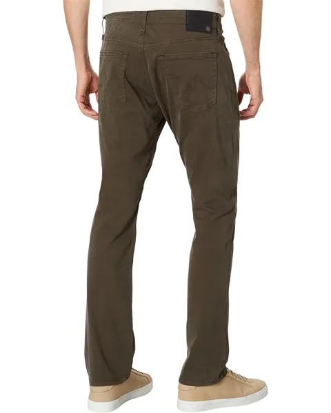 Брюки AG Jeans Everett Slim Straight Fit Pants, цвет Stone Brown