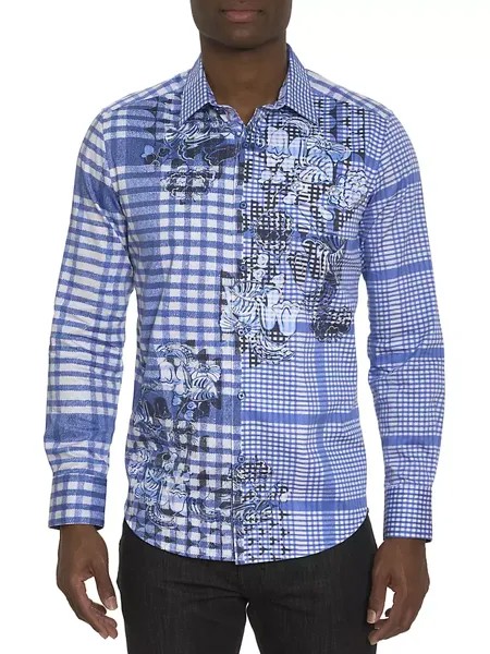 Тканая рубашка Craft Project Robert Graham, мультиколор