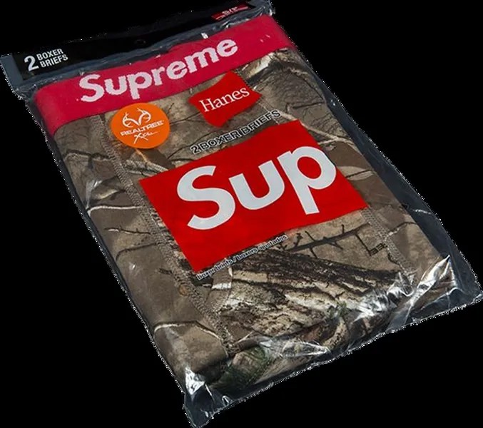 Боксеры Supreme x Hanes Realtree Boxer Briefs 'Realtree', разноцветный