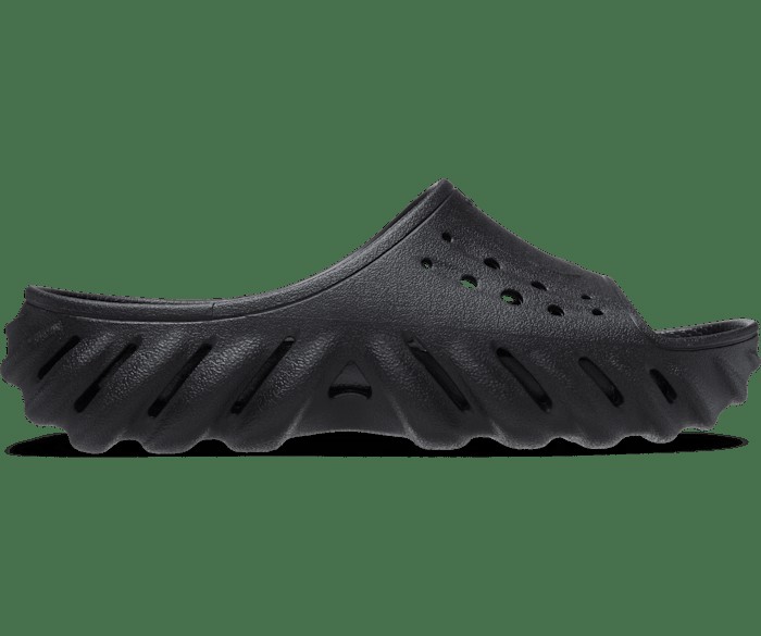 Шлепанцы Echo Crocs мужские, цвет Black