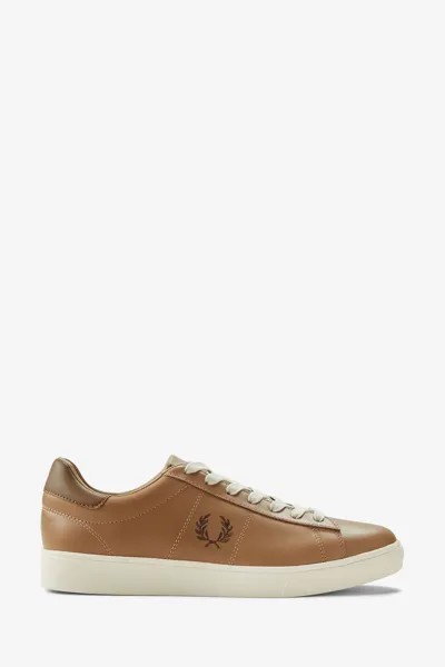 Кроссовки Spencer коричневого цвета Fred Perry, коричневый