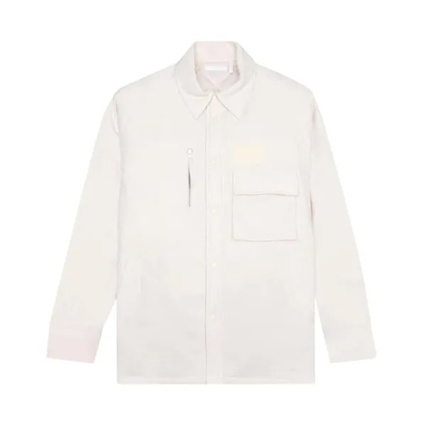 Рубашка Helmut Lang Flannel Shirt 'White', белый