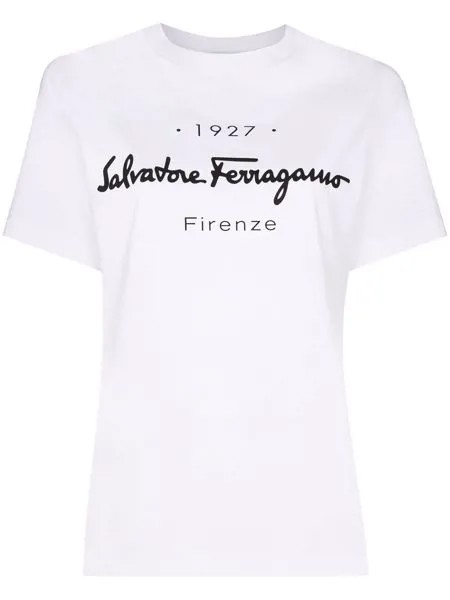 Salvatore Ferragamo футболка с логотипом