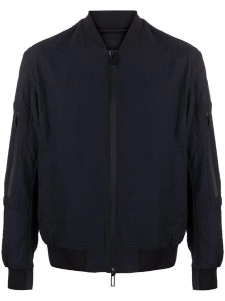 Emporio Armani фактурная куртка-бомбер