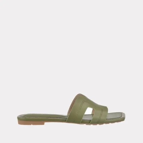 Сланцы женские Versiya shop SW517 зеленые 41 RU