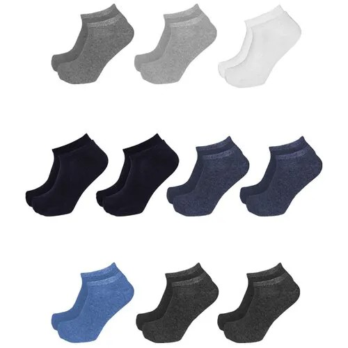 Носки Tuosite 10 пар, размер 35-38, синий, голубой