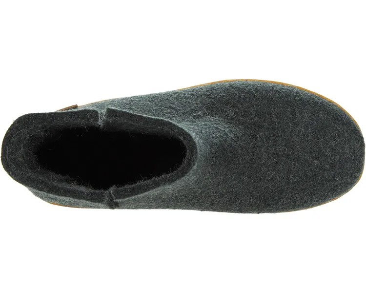 Слипперы Wool Boot Rubber Outsole Glerups, лесная