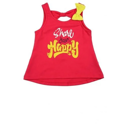 Футболка Mini Maxi, хлопок, размер 122, красный