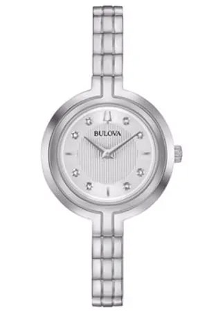 Японские наручные  женские часы Bulova 96P214. Коллекция Rhapsody