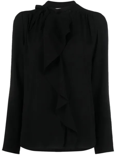 ISABEL MARANT блузка Utah с оборками, черный