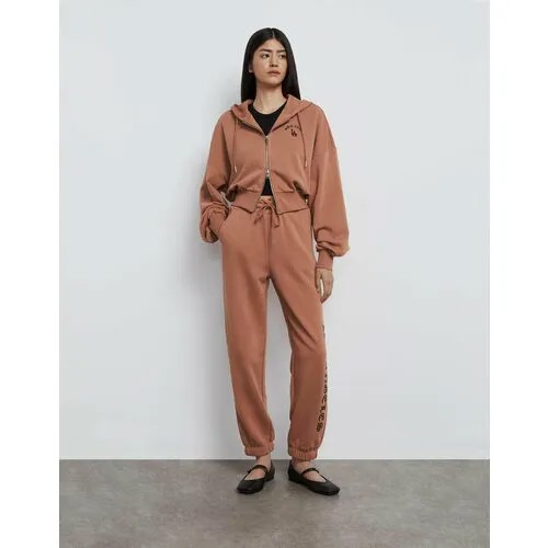 Брюки спортивные Gloria Jeans, размер M/170 (44-46), коричневый