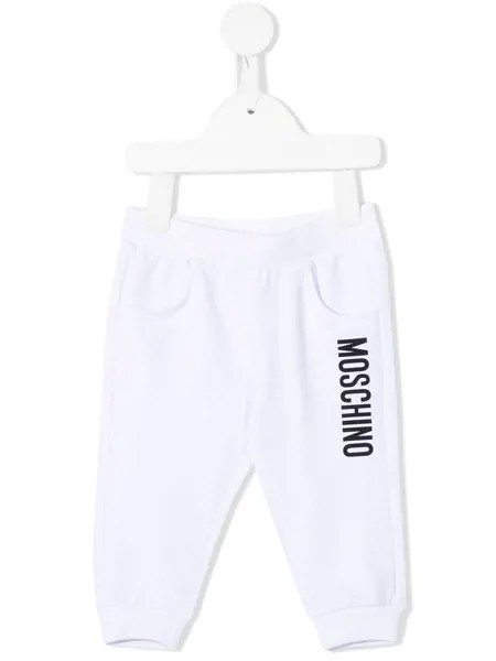 Moschino Kids спортивные брюки с логотипом