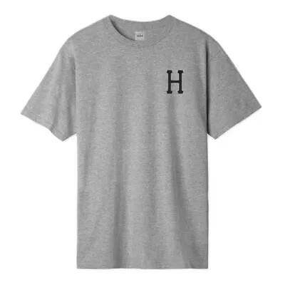 Футболка с короткими рукавами HUF Worldwide Essentials Classic H (серый вереск)