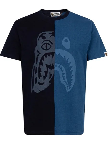 A BATHING APE® футболка Half Tiger Shark