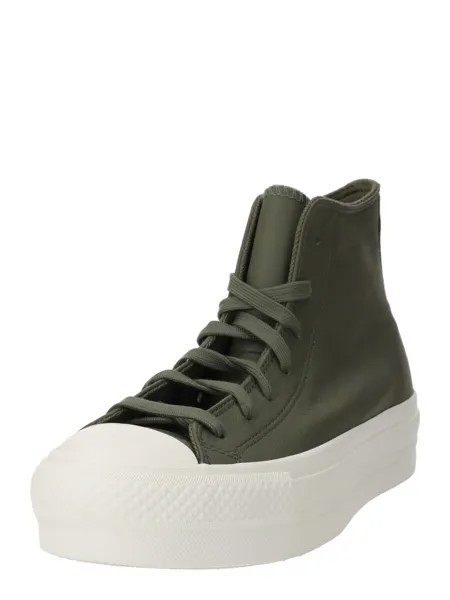 Кроссовки CONVERSE High-Top Sneakers Chuck Taylor All Star Lift, темно-зеленый