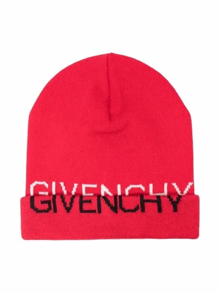 Givenchy Kids шапка бини с логотипом