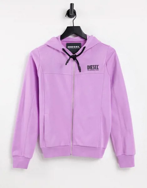 Свитшот от комплекта фиолетового цвета на молнии Diesel Victorial-Фиолетовый цвет