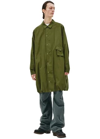 Оливковое пальто Four winds с накладным карманом