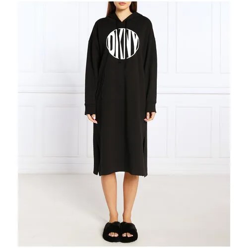 Платье DKNY, размер 50, чёрный