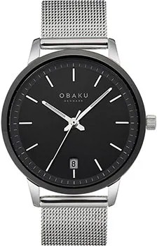 Fashion наручные  мужские часы Obaku V270GDABMC. Коллекция Salvie