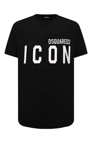 Хлопковая футболка Icon Dsquared2