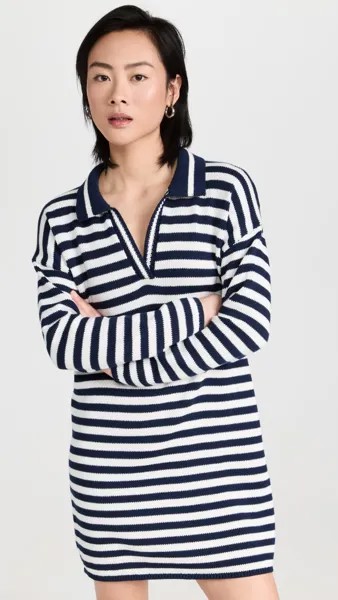 Платье мини 525 Stripe Polo, синий