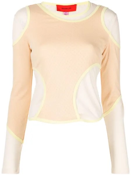 Eckhaus Latta топ Surface с длинными рукавами