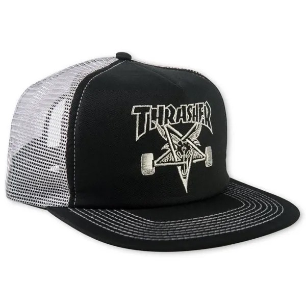 Кепка THRASHER Skategoat Emb Mesh Cap Black/Grey 2023