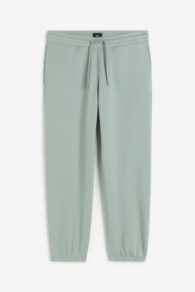Спортивные брюки H&M Relaxed Fit, светло-зеленый