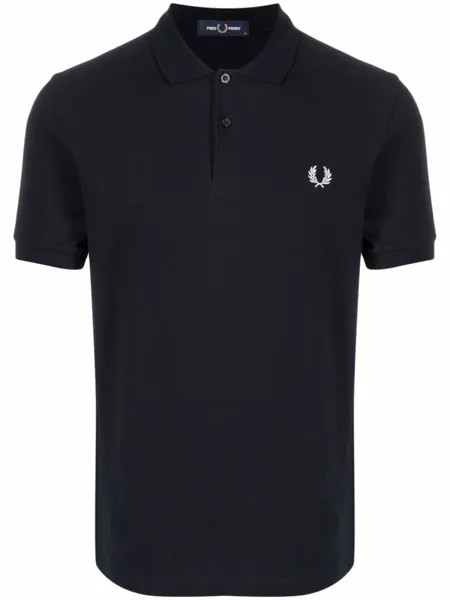 Fred Perry рубашка поло с вышитым логотипом, синий