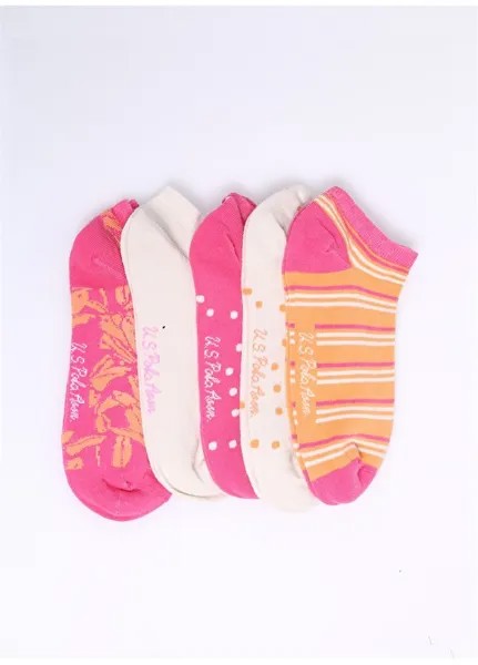 Розовые женские носки, 5 пар U.S. Polo Assn.