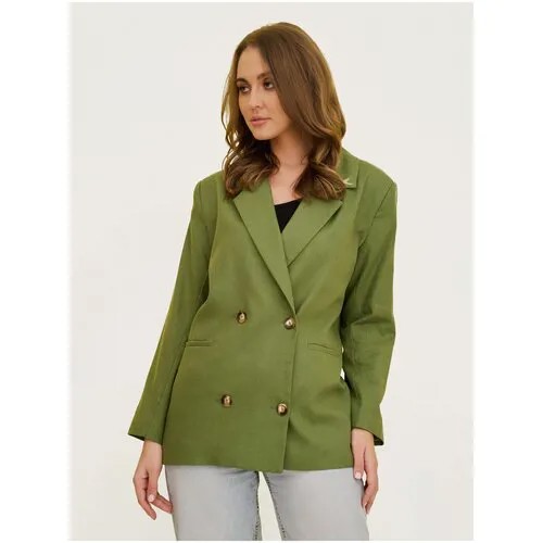 Пиджак BrandStoff, размер 44, зеленый