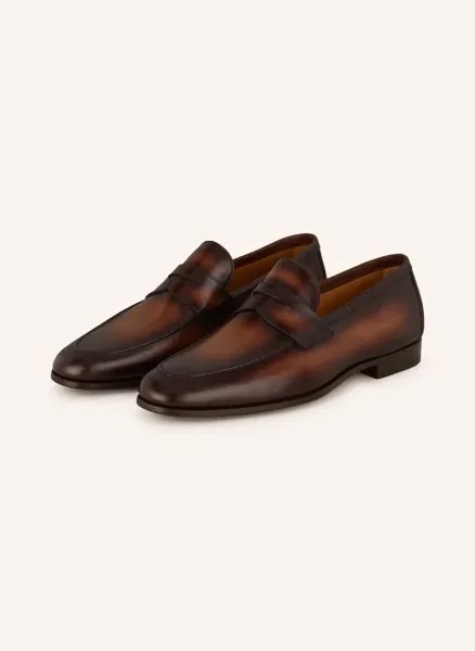 Пенни-лоферы bowen Magnanni, коричневый
