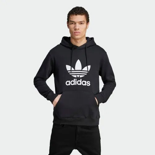 Худи спортивное adidas Originals Adicolor Classics Trefoil, размер XS, , black