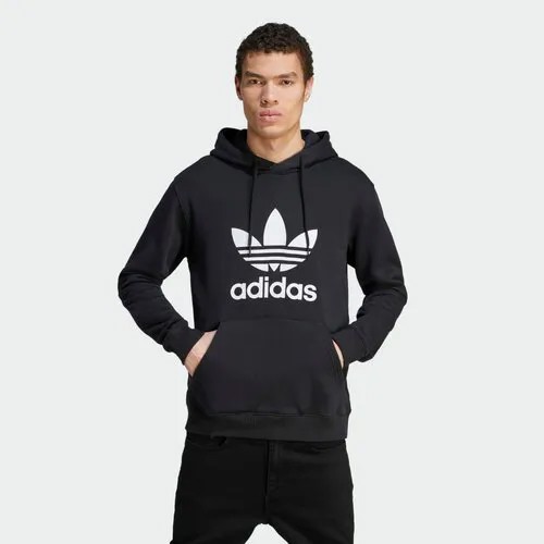 Худи adidas Originals Adicolor Classics Trefoil, размер XS, черный