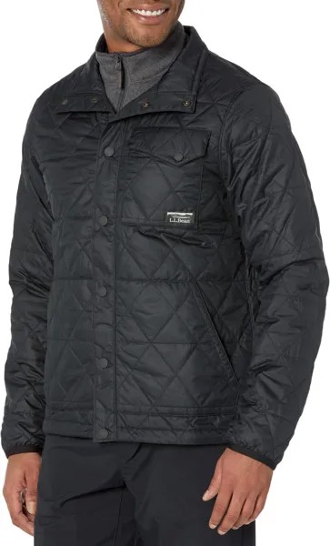 Утепленная куртка-рубашка Katahdin Regular L.L.Bean, цвет Black/Black