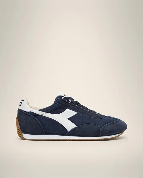 Спортивные кроссовки унисекс синие кожаные Diadora Heritage, синий