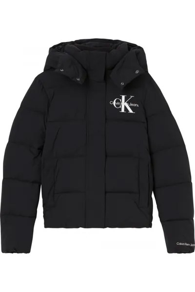 Куртка Calvin Klein Jeans Non-Down Short Puffer, черный