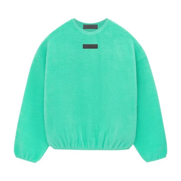 Толстовка Fear Of God Essentials Fear of God Essentials Polar Fleece Crewneck, зеленый