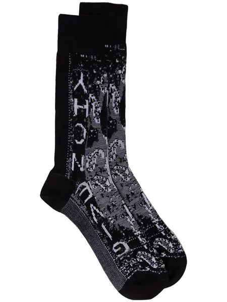 Givenchy носки с жаккардовым логотипом
