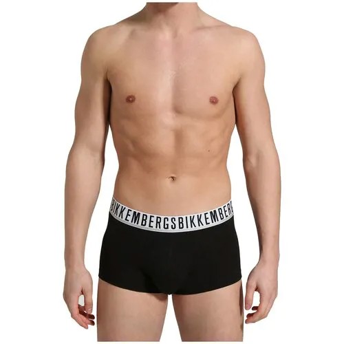 Трусы BIKKEMBERGS Essential - 3-Pack Men's Trunk, 3 шт., размер L, черный