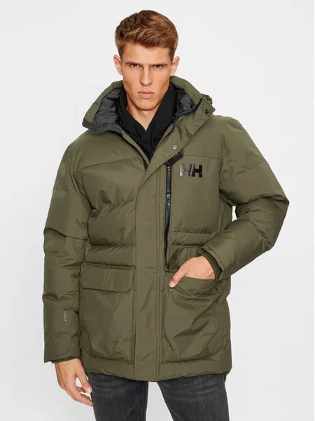 Пуховик стандартного кроя Helly Hansen, зеленый