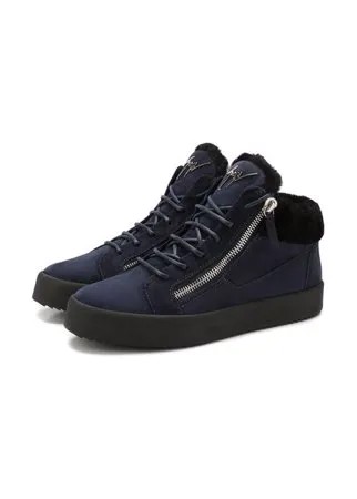 Замшевые кеды Cole Giuseppe Zanotti Design