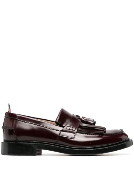 Thom Browne лоферы Good Year с кисточками, красный