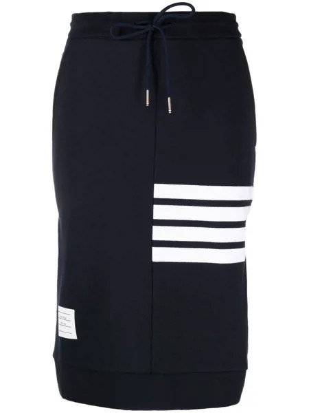 Thom Browne юбка узкого кроя с полосками 4-Bar