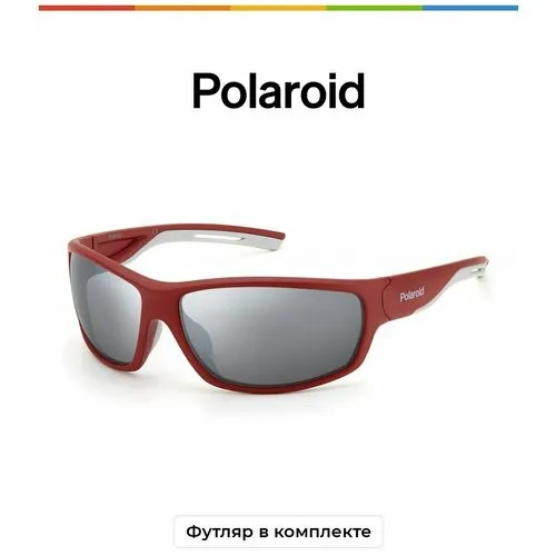 Солнцезащитные очки Polaroid, красный
