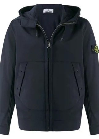 Stone Island бомбер с нашивкой-логотипом